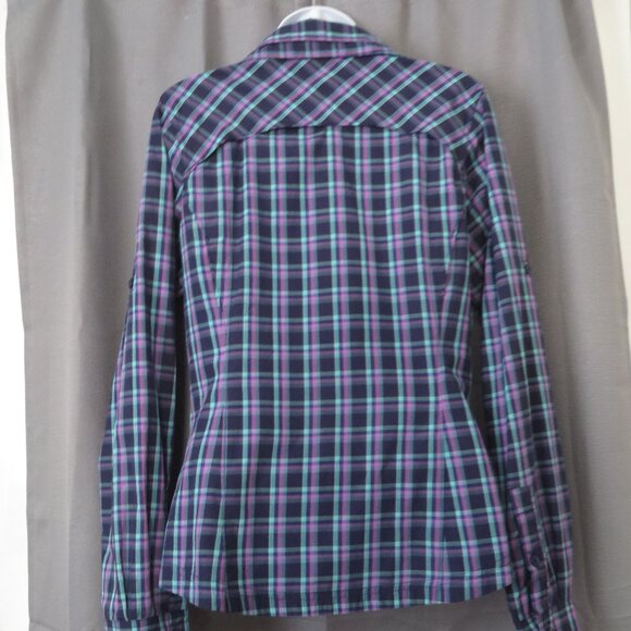 ❤️Womens COLUMBIA Omni Shade Protection Shirt Sz M Long to Short Sleeve - Picture 4 of 10